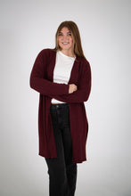 Load image into Gallery viewer, Curvy Knit Cardigan with Side Slits