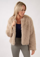 Load image into Gallery viewer, Faux Fur Cropped Jacket