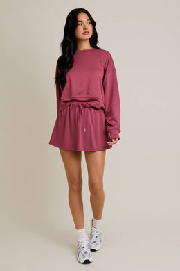 Drawstring Skort