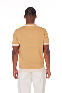 Men's Textured Polo Shirt