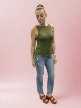Load image into Gallery viewer, Crochet Tassel Hem Tank