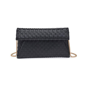 Priscilla Woven Clutch | Black