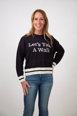 Let’s Take A Walk Sweater