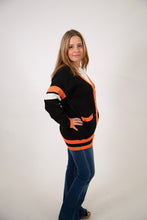 Load image into Gallery viewer, “Boo” Ghost Varsity Cardigan