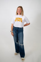 Load image into Gallery viewer, Iowa State Cropped Tee