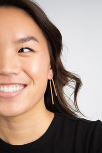 Double Bar Earring