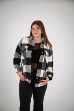 Load image into Gallery viewer, Plaid Sherpa Lined Shacket