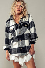 Load image into Gallery viewer, Plaid Sherpa Lined Shacket