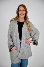 Load image into Gallery viewer, Stitched Contrast Cardigan