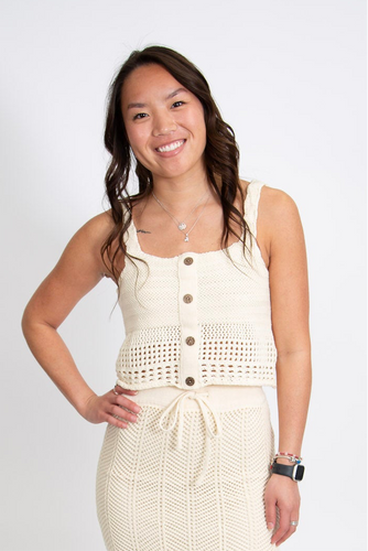 Crochet Knitted Tank Top