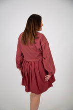Load image into Gallery viewer, Sweatshirt and Pleated Skirt Contrast Dress