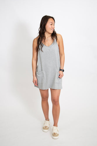 Knit Dress with Built-in-Shorts | Grey