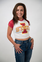Load image into Gallery viewer, Iowa State Cyclones Cropped Tee