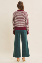 Load image into Gallery viewer, Textured Mix Stripe Sweater