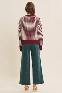 Textured Mix Stripe Sweater