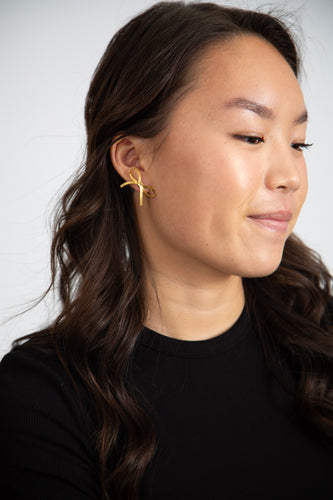 Lily Bow Stud - Mini