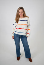 Load image into Gallery viewer, Multi Color Stripe Sweater