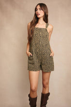 Load image into Gallery viewer, Back Bow Animal Print Romper