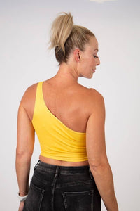 Iowa Hawkeyes One Shoulder Top