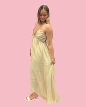 Load image into Gallery viewer, Raw Edge Maxi Dress
