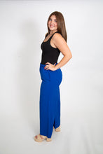 Load image into Gallery viewer, Wide Leg Pant | Cobalt Blue