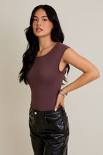 Load image into Gallery viewer, Open Back Bodysuit | Brown