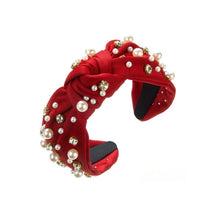 Load image into Gallery viewer, Knot Top Bedazzled Head Band