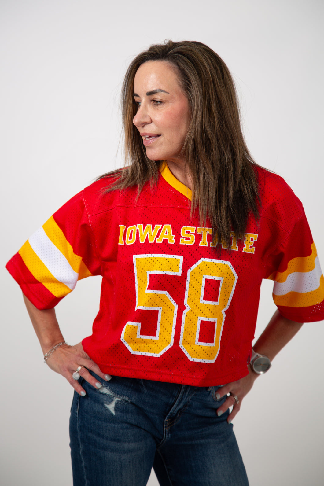 Iowa State Football Cropped Jersey