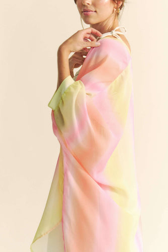 Balloon Sleeve Swim Cover-up | FINAL SALE