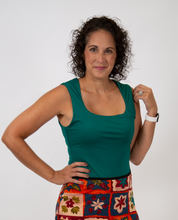 Load image into Gallery viewer, Square Neck Bodysuit | Green