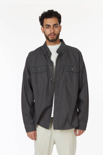 Men's Denim Long Sleeve Shacket