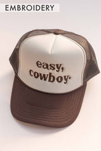 Load image into Gallery viewer, Easy Cowboy Trucker Hat