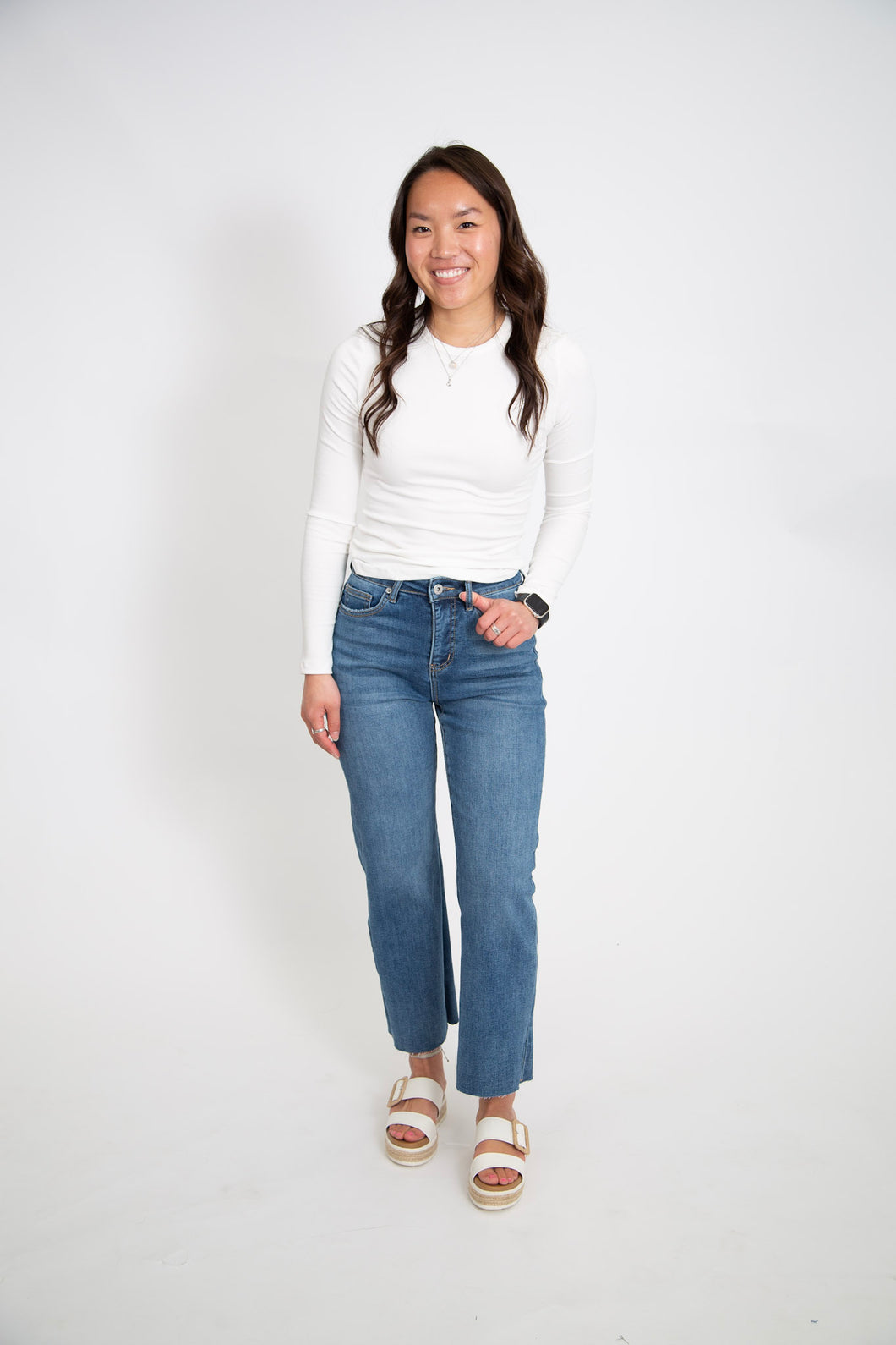 High Rise Wide Leg by Mica Denim