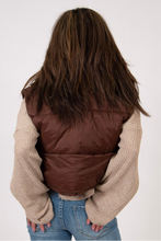 Load image into Gallery viewer, Puffer Vest | Brown