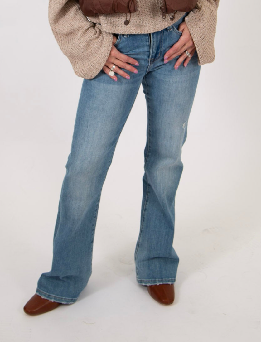 Kan Can High Rise Flare Jeans