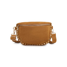 Load image into Gallery viewer, Gizelle Suede Crossbody Bag | Tan