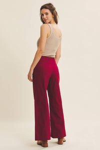 Wide Leg Ankle Pants
