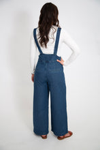 Load image into Gallery viewer, Long Straped Denim Jumpsuit