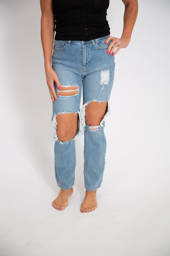 High Rise Boyfriend Jeans | FINAL SALE