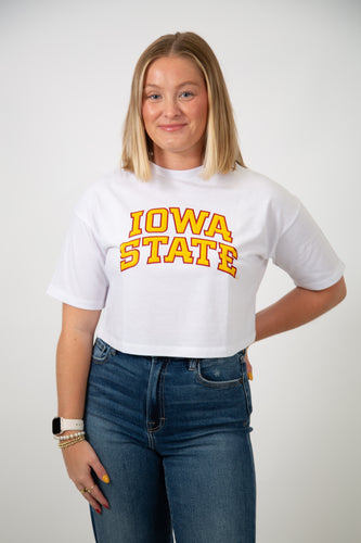Iowa State Cropped Tee