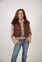 Load image into Gallery viewer, Puffer Vest | Brown