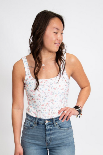 Floral Textured Bodysuit