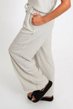 Load image into Gallery viewer, Striped Drawstring Pants | Ivory