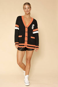 “Boo” Ghost Varsity Cardigan