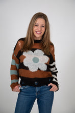 Load image into Gallery viewer, Flower Distressed Sweater
