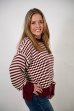 Load image into Gallery viewer, Textured Mix Stripe Sweater