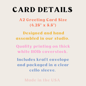 XOXO Patterned Card
