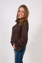 Load image into Gallery viewer, Two Tone Turtleneck Sweater | Wine