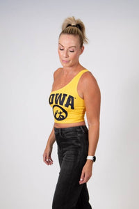 Iowa Hawkeyes One Shoulder Top