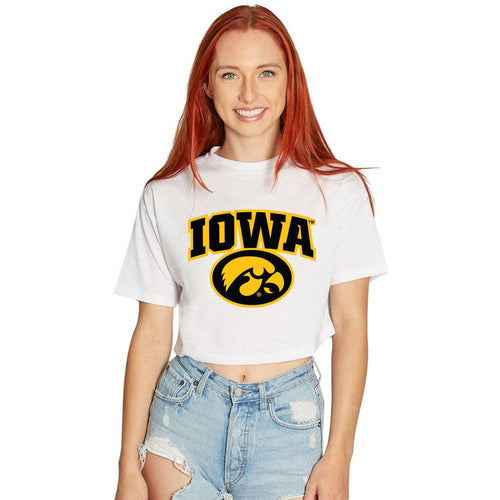 Iowa Hawkeyes Cropped Tee